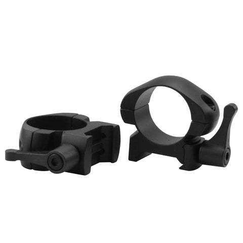 1 Inch Quick-Detachable Picatinny-Style Rings Matte Low