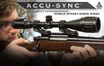ACCU-SYNC® 1" High Profile 37mm Offset Picatinny Rings