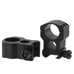 1 Inch Picatinny-Style Heavy Duty Tactical Scope Rings Matte Extra High