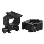 1 Inch Picatinny-Style Tactical Scope Rings with Top Rail Matte Medium