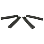 6" MOLLE Strap Pack of 4 - Black
