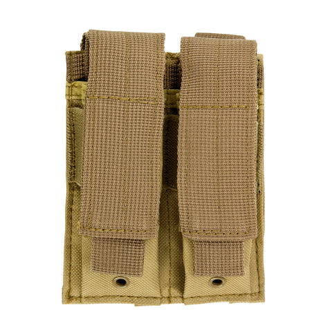 Double Pistol Mag Pouch - Tan