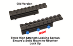 Dovetail to Picatinny/ Weaver Adaptor Mount
