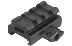 Low-Profile Compact Riser Mount, 0.5" High, 3 Slots