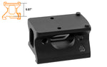 Super Slim Picatinny RMR® Mount, Absolute Co-witness
