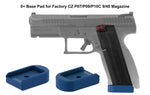 +0 Base Pad, CZ P07/P10C, Matte Blue Aluminum