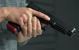 +0 Base Pad, Glock 10mm .45 ACP Large Frame, Matte Red Aluminum