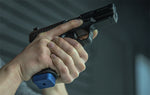 +0 Base Pad, Walther PPQ 9/40, Matte Blue Aluminum