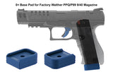 +0 Base Pad, Walther PPQ 9/40, Matte Blue Aluminum