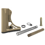 AR15 Ops Ready S3 Commercial-spec Stock Kit, FDE