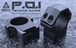 30mm/2PCs Low Profile P.O.I® Picatinny Rings